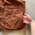 画像6: 【L/XL】LEGAL JEANS ブラウンデニム ベスト 茶色■ビンテージ オールド アメリカ古着 ビッグサイズ バックポケット