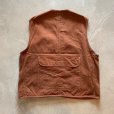 画像8: 【L/XL】LEGAL JEANS ブラウンデニム ベスト 茶色■ビンテージ オールド アメリカ古着 ビッグサイズ バックポケット