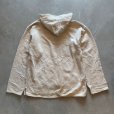 画像6: 【L/XL】メキシコ製 EARTH RAGZ アクリル メキシカンパーカー 白 生成り色 無地■ビンテージ オールド レトロ アメリカ古着 エスニック