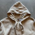 画像2: 【L/XL】メキシコ製 EARTH RAGZ アクリル メキシカンパーカー 白 生成り色 無地■ビンテージ オールド レトロ アメリカ古着 エスニック