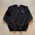 画像7: 【XL】メキシコ製 90s ワンポイント刺繍 スウェット ブラック 黒■ビンテージ アメリカ古着 ビッグサイズ トレーナー ハイコットン
