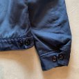 画像9: 【M/L】70s-80s UNKNOWN ジップアップ ワークジャケット ネイビー 紺■ビンテージ オールド アメリカ古着 スコービルジップ ワッペン付き