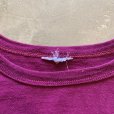 画像4: 【M】champion オールコットン 長袖Tシャツ パープル 紫 無地■アメリカ古着 ロンT チャンピオン