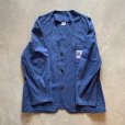 画像6: 【M/L】スペイン CONFECCIONES ノーカラー ユーロワーク ジャケット カバーオール ネイビー■ビンテージ ヨーロッパ古着 コットンツイル