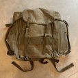 画像1: 【45cm×38cm】イタリア軍 キャンバス地 バックパック リュック■ビンテージ オールド ヨーロッパ古着 ユーロミリタリー バッグ No.5 (1)
