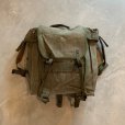画像1: 【45cm×38cm】イタリア軍 キャンバス地 バックパック リュック■ビンテージ オールド ヨーロッパ古着 ユーロミリタリー バッグ No.4 (1)