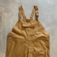 画像2: 【W42】ユーロワーク コットン オーバーオール ブラウン 茶色■ビンテージ オールド レトロ ヨーロッパ古着 フレンチワーク
