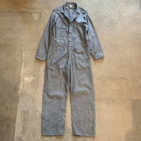 【40R W36】SEARS HBT コットン オールインワン グレー■ビンテージ オールド アメリカ古着 ワーク ツナギ 作業服 70s-80s シアーズ