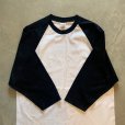 画像4: 【L】2000s anvil ミントコンディション ラグランTシャツ 白×黒■ビンテージ アメリカ古着 アンビル コットン ベースボール 無地 No.1 (4)