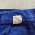 画像3: 【W31】イタリア シャモアクロス ワークパンツ ネイビー ブルー 紺■ビンテージ オールド ヨーロッパ古着 ユーロワーク フランネル