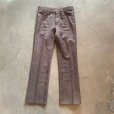 画像1: 【W30】メキシコ製 Wrangler 82BH ブーツカット ポリエステルパンツ グレー■ビンテージ アメリカ古着 ラングラー ランチャー スタプレ (1)