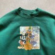 画像2: 【M】USA製 Disney ディズニー ミッキーマウス スウェット グリーン 緑■ビンテージ オールド アメリカ古着 90s