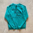 画像5: 【M/L】80s-90s USA製 JERZEES プリントスウェット グリーン 青緑■ビンテージ オールド アメリカ古着 トレーナー オールドイングリッシュ