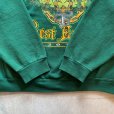 画像7: 【L/XL】2010s RUSSELL アイリッシュ プリントスウェット グリーン 緑■アメリカ古着 トレーナー リバースタイプ