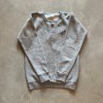 画像6: 【S or Ladies】80s UNKNOWN ヘンリーネック カレッジプリントスウェット 杢グレー■ビンテージ オールド アメリカ古着 トレーナー