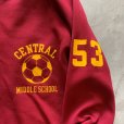 画像3: 【M】USA製 Champion ジップアップ ナイロン ジャージ トップス えんじ■ビンテージ アメリカ古着 70s/80s チャンピオン トレーナー
