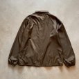 画像7: 【L/XL】USA製 AUBURN ナイロン コーチジャケット 茶色 無地■ビンテージ オールド レトロ アメリカ古着 裏地付き 80s/90s