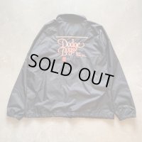 【XL】Dodge Boys 刺繍入り ナイロン コーチジャケット ブラック 黒■ビンテージ オールド アメリカ古着 裏地付き 90s ダッジ アメ車