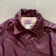画像3: 【S or Ladies】WINDBREAKER ナイロン コーチジャケット えんじ 無地■ビンテージ オールド レトロ アメリカ古着 80s-90s 裏地付き