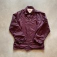 画像8: 【S or Ladies】WINDBREAKER ナイロン コーチジャケット えんじ 無地■ビンテージ オールド レトロ アメリカ古着 80s-90s 裏地付き