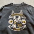 画像2: 【L/XL】90s メキシコ製 Hanes モーターサイクル プリントスウェット ブラック 黒■ビンテージ アメリカ古着 トレーナー バイク MC