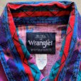 画像3: 【M】メキシコ製 Wrangler ネイティブ柄 プリント 長袖シャツ 総柄 紫■ビンテージ オールド レトロ アメリカ古着 ラングラー 90s-2000s