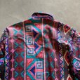 画像8: 【S/M】Wrangler ネイティブ柄 プリント 長袖シャツ 総柄■ビンテージ オールド レトロ アメリカ古着 ラングラー 80s-90s