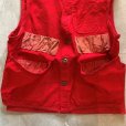 画像5: 【M】70s SAFTBAK ハンティングベスト レッド 赤■ビンテージ オールド レトロ アメリカ古着 バックポケット シューティング