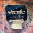 画像4: 【L/XL】Wrangler プリント 長袖シャツ ピンク×ブルー 総柄■ビンテージ オールド レトロ アメリカ古着 ラングラー 90s-2000s