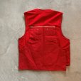 画像7: 【M】70s SAFTBAK ハンティングベスト レッド 赤■ビンテージ オールド レトロ アメリカ古着 バックポケット シューティング