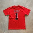 画像4: 【M】adidas シカゴブルズ ダリック・ローズ プリントTシャツ 赤■アメリカ古着 NBA バスケットボール