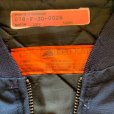 画像4: 【L/XL】RED KAP ジップアップ ワッペン付き ワークジャケット ネイビー■ビンテージ オールド アメリカ古着 MA-1タイプ 裏キルティング