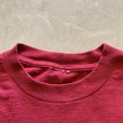 画像4: 【M】90s UNKNOWN 犬 プリントTシャツ えんじ 赤紫■ビンテージ オールド アメリカ古着 シングルステッチ コットン ブルドッグ 動物