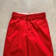 画像2: 【W30(W29)】USA製 Dickies 874 ワークパンツ レッド 赤■ビンテージ オールド アメリカ古着 90s ディッキーズ ワークウェア