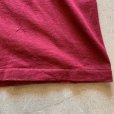 画像6: 【M】90s UNKNOWN 犬 プリントTシャツ えんじ 赤紫■ビンテージ オールド アメリカ古着 シングルステッチ コットン ブルドッグ 動物