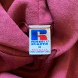 画像3: 【S/M】90s USA製 RUSSELL スウェットパーカー えんじ 無地■ビンテージ オールド レトロ アメリカ古着 ラッセル トレーナー