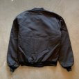 画像8: 【M/L】CINTAS ジップアップ ワークジャケット グレー 無地■ビンテージ オールド アメリカ古着 MA-1タイプ 裏地キルティング