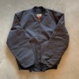 画像5: 【M/L】CINTAS ジップアップ ワークジャケット グレー 無地■ビンテージ オールド アメリカ古着 MA-1タイプ 裏地キルティング