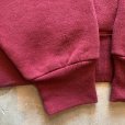 画像6: 【S/M】90s USA製 RUSSELL スウェットパーカー えんじ 無地■ビンテージ オールド レトロ アメリカ古着 ラッセル トレーナー