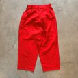 画像9: 【Ladies】USA製 City Girl トップス＆パンツ セットアップ 赤■ビンテージ オールド レトロ アメリカ古着 レディース レーヨン混