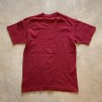 画像7: 【M】90s UNKNOWN 犬 プリントTシャツ えんじ 赤紫■ビンテージ オールド アメリカ古着 シングルステッチ コットン ブルドッグ 動物