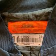画像4: 【XL/XXL】CINTAS ジップアップ ワッペン付き ワークジャケット ネイビー■ビンテージ オールド アメリカ古着 MA-1タイプ 裏キルティング