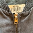 画像3: 【M/L】CINTAS ジップアップ ワークジャケット グレー 無地■ビンテージ オールド アメリカ古着 MA-1タイプ 裏地キルティング