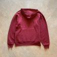 画像7: 【S/M】90s USA製 RUSSELL スウェットパーカー えんじ 無地■ビンテージ オールド レトロ アメリカ古着 ラッセル トレーナー