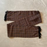 【120cm×13.5cm】UNKNOWN ペイズリー柄 レーヨン ストール■ビンテージ オールド レトロ アメリカ古着 スカーフ マフラー 総柄