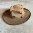画像2: 【56cm】難有り USA製 MINNETONKA サファリハット ブラウン 茶色■ビンテージ オールド アメリカ古着 ミネトンカ レディース 帽子