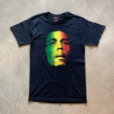 【XS/S or Ladies】ZION ボブ・マーリー プリントTシャツ ブラック 黒■ビンテージ オールド アメリカ古着 90s-2000s ザイオン レゲエ