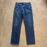 【W34-W35】USA製 Wrangler デニムパンツ ブルー■ビンテージ オールド レトロ アメリカ古着 ラングラー ジーパン ストレート