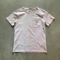 【Ladies or S】carhartt ポケットTシャツ 薄ピンク■アメリカ古着 レディース カーハート オールコットン