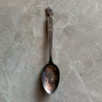 【15.3cm】チャーリーマッカーシー シルバープレート スプーン■ビンテージ アンティーク アメリカ雑貨 40s 腹話術 ドール No.3